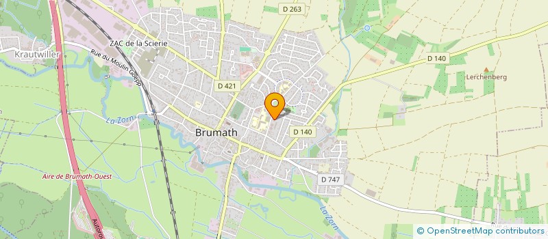 localisation de l'entreprise ARMAX TRANSPORTS  BRUMATH