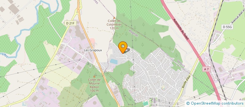 localisation de l'entreprise ARMAZO  ROGNAC