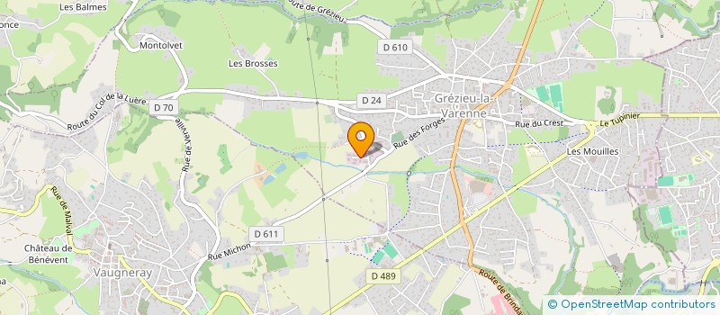 localisation de l'entreprise ARMB AUTOS  GREZIEU-LA-VARENNE