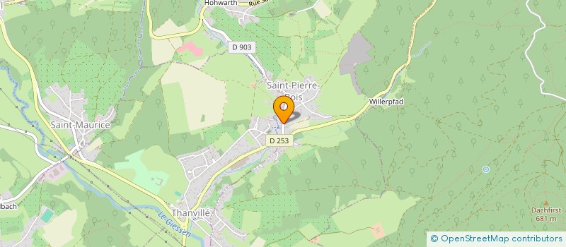 localisation de l'entreprise ARMBRUSTER  ANTONY  NEUVE-EGLISE