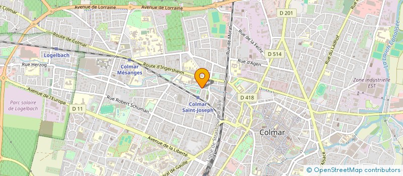 localisation de l'entreprise ARMBRUSTER GRANDES CULTURES  COLMAR