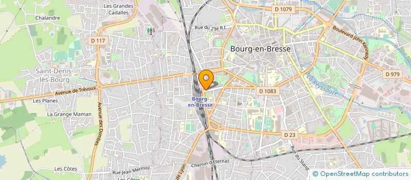 localisation de l'entreprise ARMC IMMOBILIER  BOURG-EN-BRESSE