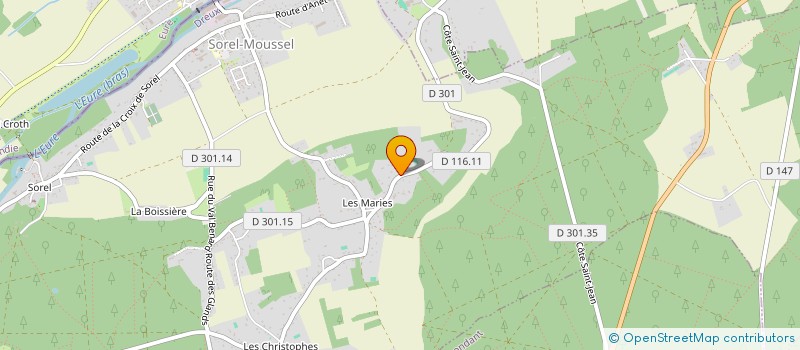 localisation de l'entreprise ARMCO EURL à SOREL-MOUSSEL