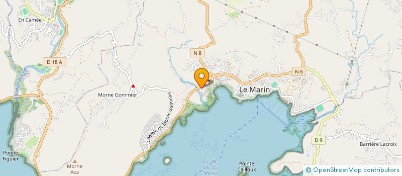 localisation de l'entreprise ARMDAV à LE MARIN