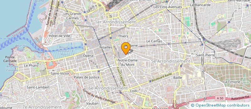 localisation de l'entreprise ARMEDIA à MARSEILLE