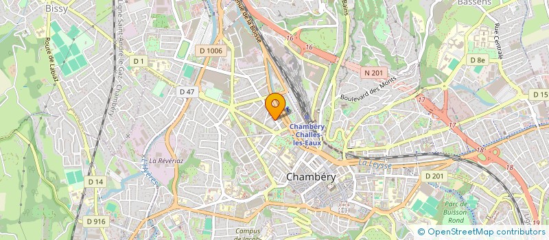 localisation de l'entreprise ARMEDIA à CHAMBERY