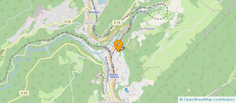 localisation de l'entreprise ARMEDIA à HAUTS DE BIENNE