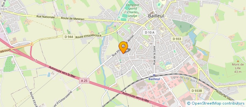 localisation de l'entreprise ARMEL à BAILLEUL