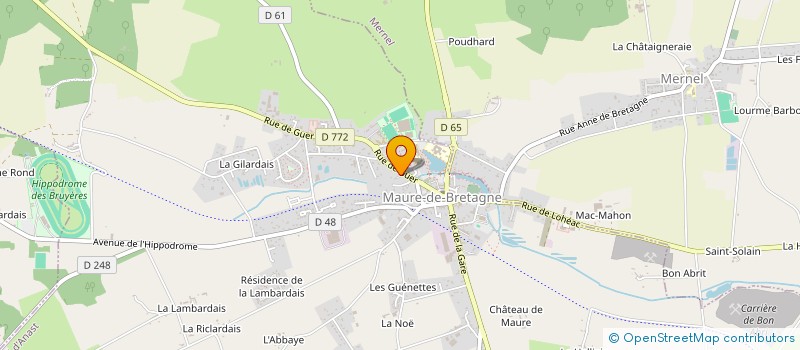 localisation de l'entreprise ARMEL BOUTHEMY NOTAIRE  VAL D'ANAST