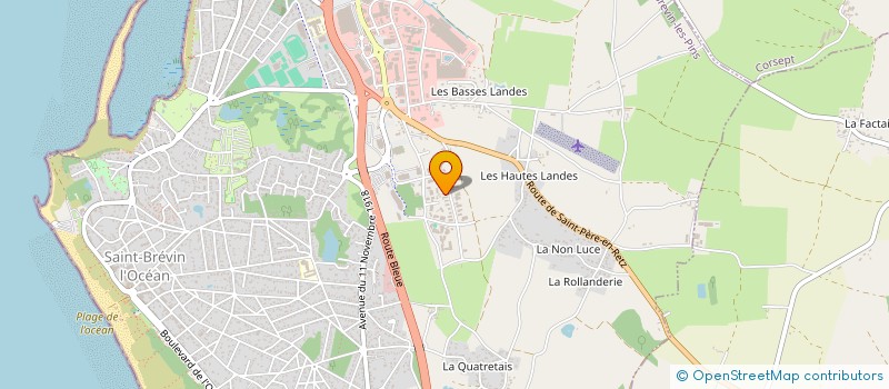 localisation de l'entreprise ARMEL MACONNERIE à SAINT-BREVIN-LES-PINS