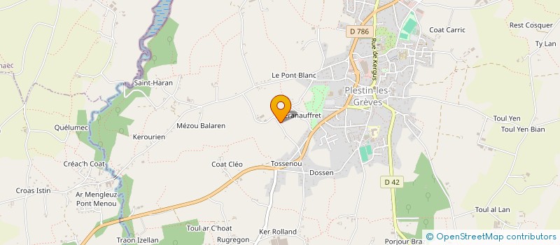localisation de l'entreprise ARMEL MARTIN à PLESTIN-LES-GREVES
