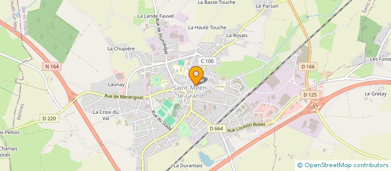 localisation de l'entreprise ARMEL PATARD NOTAIRE ASSOCIE à SAINT-MEEN-LE-GRAND