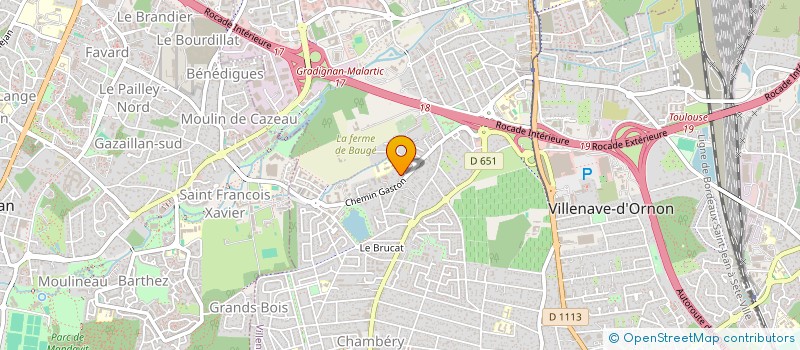 localisation de l'entreprise ARMEL TELECOM  VILLENAVE-D'ORNON