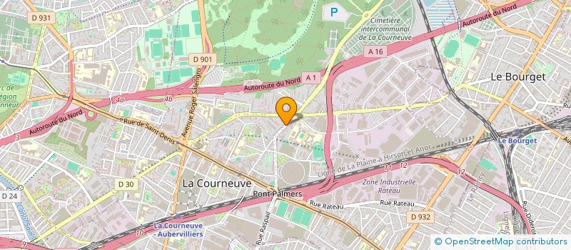 localisation de l'entreprise ARMELAX à LA COURNEUVE