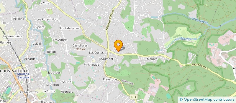 localisation de l'entreprise ARMELBACH  VALBONNE