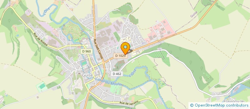 localisation de l'entreprise ARMELEC à GUISE