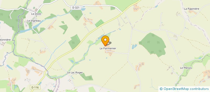 localisation de l'entreprise ARMELIN à MONTREVAULT-SUR-EVRE