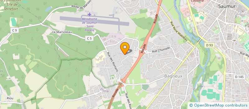localisation de l'entreprise ARMELINE  SAUMUR