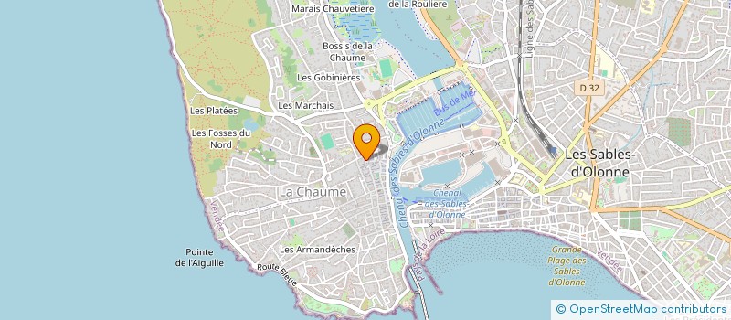 localisation de l'entreprise ARMELISE à LES SABLES D'OLONNE