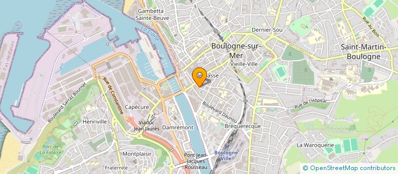 localisation de l'entreprise ARMELLE à BOULOGNE-SUR-MER