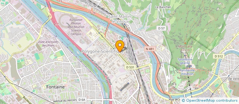 localisation de l'entreprise ARMELLE PIGNOUX SPORT & BIEN-ETRE  GRENOBLE