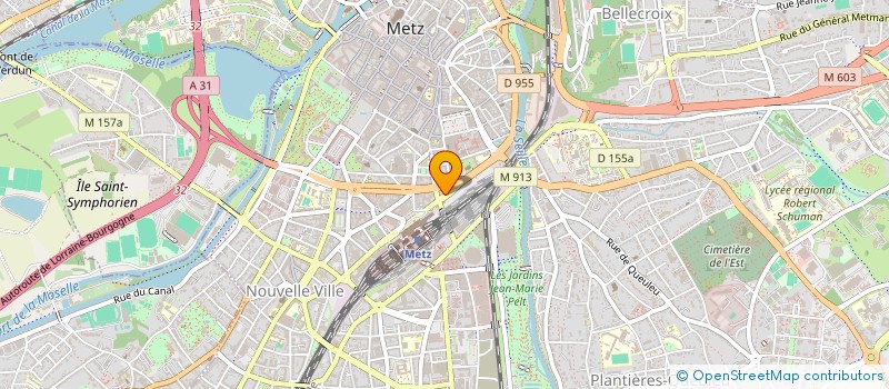 localisation de l'entreprise ARMELLE PUB à METZ