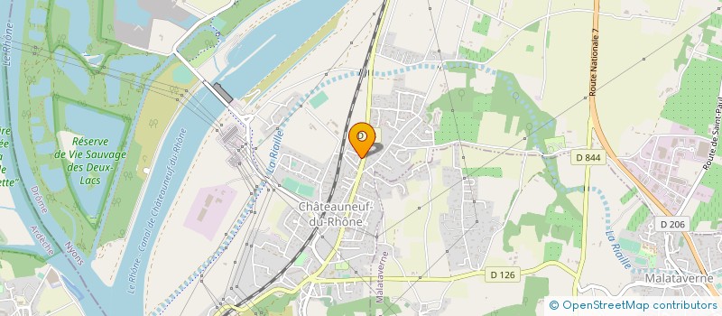 localisation de l'entreprise ARMELLE TAXI  CHATEAUNEUF-DU-RHONE