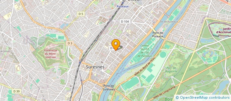 localisation de l'entreprise ARMELLLE ET MATHIAS MARTEAU  SURESNES