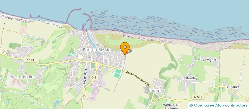 localisation de l'entreprise ARMEMENT ADRIANA  PORT-EN-BESSIN-HUPPAIN