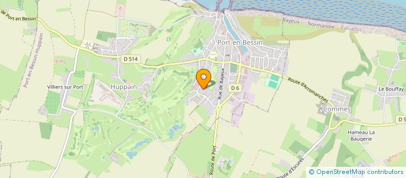 localisation de l'entreprise ARMEMENT BUGALE-BREIZ à PORT-EN-BESSIN-HUPPAIN