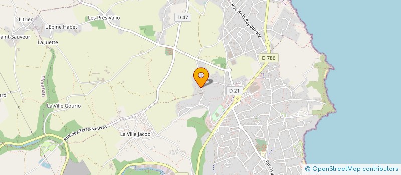 localisation de l'entreprise ARMEMENT CAP A L'EST à BINIC-ETABLES-SUR-MER