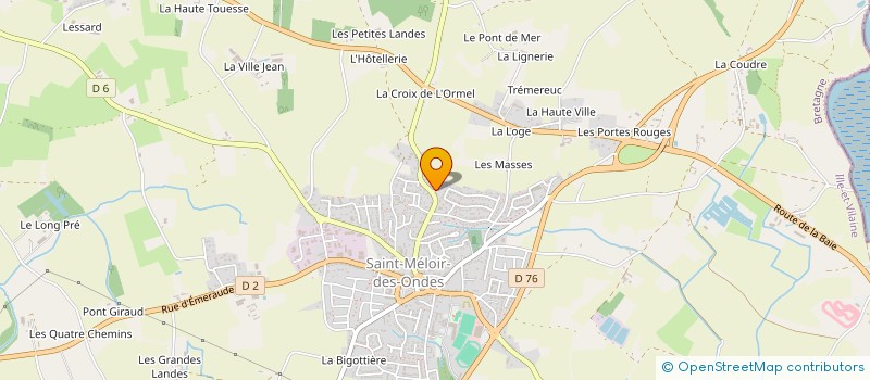localisation de l'entreprise ARMEMENT COTE D'ALBATRE à SAINT-MELOIR-DES-ONDES