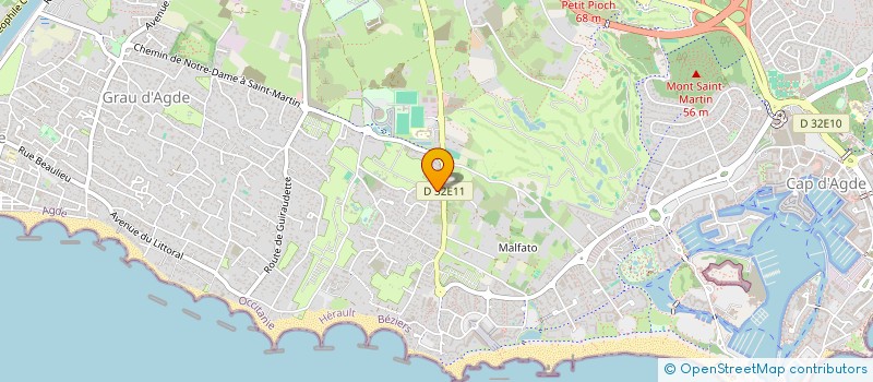 localisation de l'entreprise ARMEMENT DES GERARD-LUC à AGDE