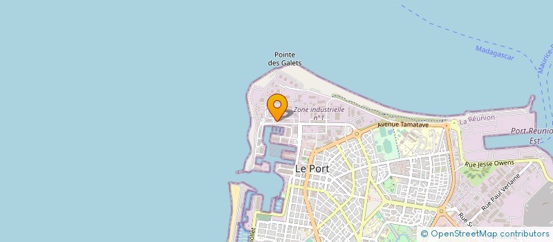 localisation de l'entreprise ARMEMENT DES MASCAREIGNES INDUSTRIE à LE PORT