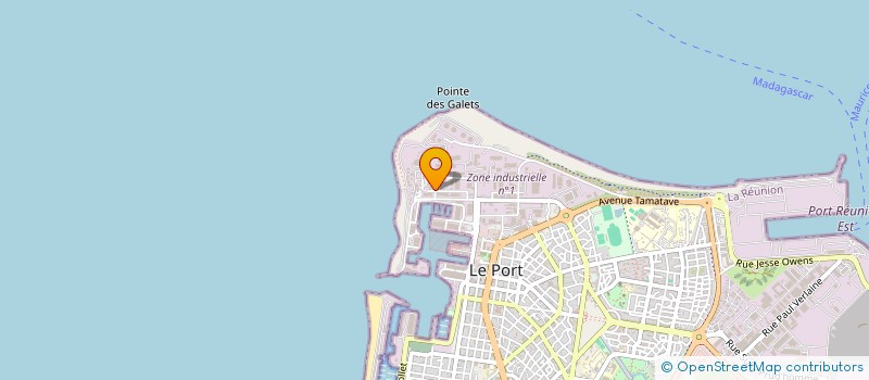 localisation de l'entreprise ARMEMENT DES MASCAREIGNES PRO à LE PORT