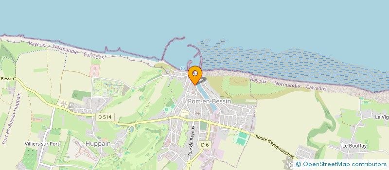 localisation de l'entreprise ARMEMENT LA MARISA  PORT-EN-BESSIN-HUPPAIN