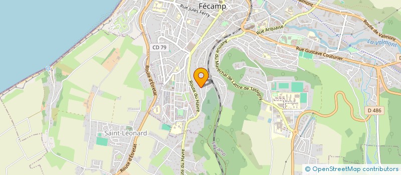localisation de l'entreprise ARMEMENT LEBLOND à FECAMP