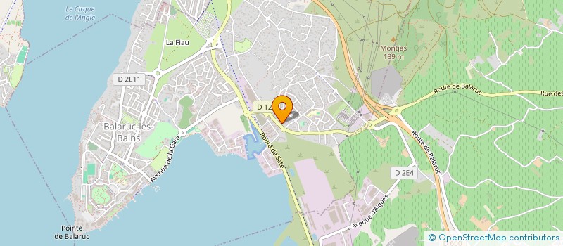 localisation de l'entreprise ARMEMENT LUBRANO à BALARUC-LES-BAINS