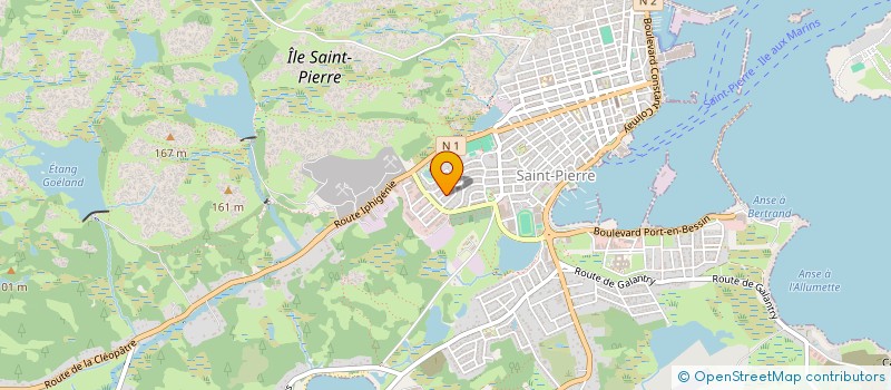 localisation de l'entreprise ARMEMENT MARIE à SAINT-PIERRE