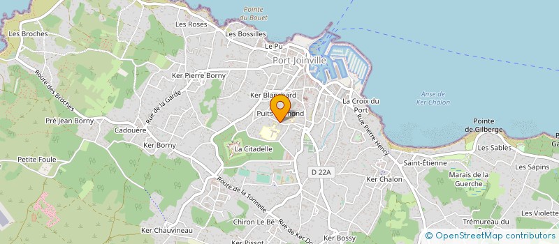 localisation de l'entreprise ARMEMENT PETIT GAEL à L'ILE-D'YEU