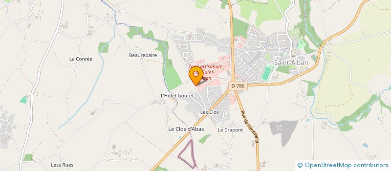 localisation de l'entreprise ARMEMENT PORCHER à SAINT-ALBAN