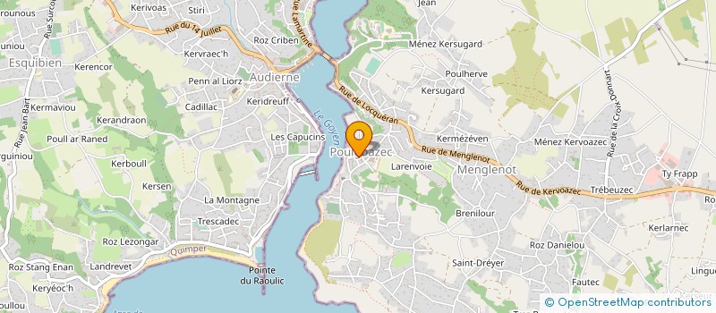 localisation de l'entreprise ARMEMENT TEVENNEC à PLOUHINEC