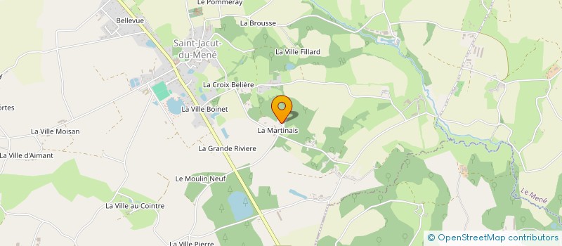 localisation de l'entreprise ARMEMENT TITOUAN LE CERF à LE MENE