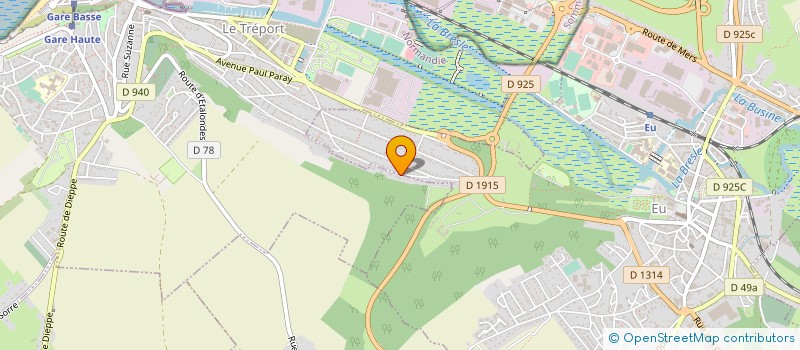 localisation de l'entreprise ARMEMENT TREPORTAIS à LE TREPORT