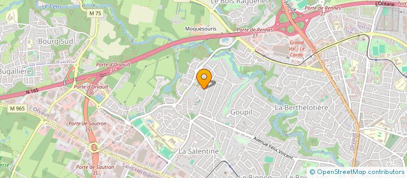 localisation de l'entreprise ARMEN 3 à ORVAULT