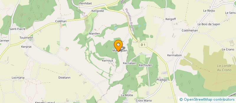 localisation de l'entreprise ARMEN FORMATION CONSEIL  MELRAND