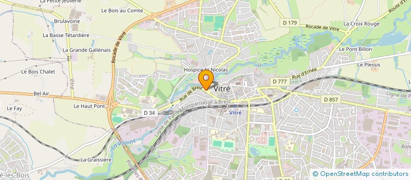 localisation de l'entreprise ARMEN II  VITRE