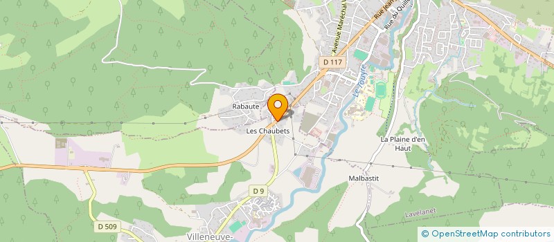 localisation de l'entreprise ARMENGAUD SEBASTIEN à VILLENEUVE D'OLMES