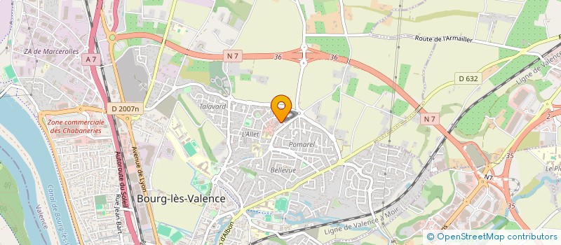 localisation de l'entreprise ARMENIA à BOURG-LES-VALENCE