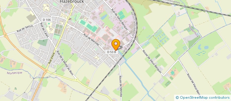 localisation de l'entreprise ARMENTIERES 2  HAZEBROUCK